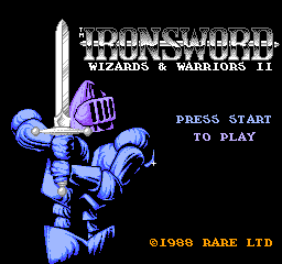 Iron Sword Wizards and Warriors II screenshot 2 for NES